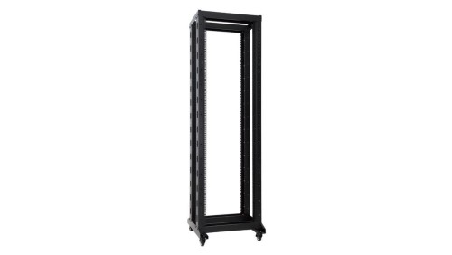 Szafa stojąca OPEN RACK 19 42U 600x1000mm Stojak do serwerów i magazynów energii Otwarta Czarna NEKU