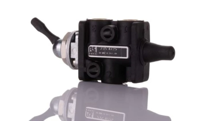 Zawór kontrolny pneumatyczny 3/2 z przełącznikiem G 1/8 RS PRO 1/8in