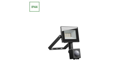 NOCTIS LUX 4 NAŚWIETLACZ 10W WW 230V IP44 94x150x53mm CZARNY czujnik ruchu PIR