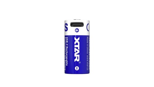 akumulator Xtar 16340 / R-CR123 3,7V Li-ion 900mAh z zabezpieczeniem z portem USB-C