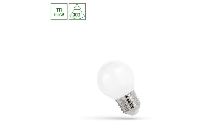 LED KULKA E-27 230V 5.5W COG WW MILKY SPECTRUM