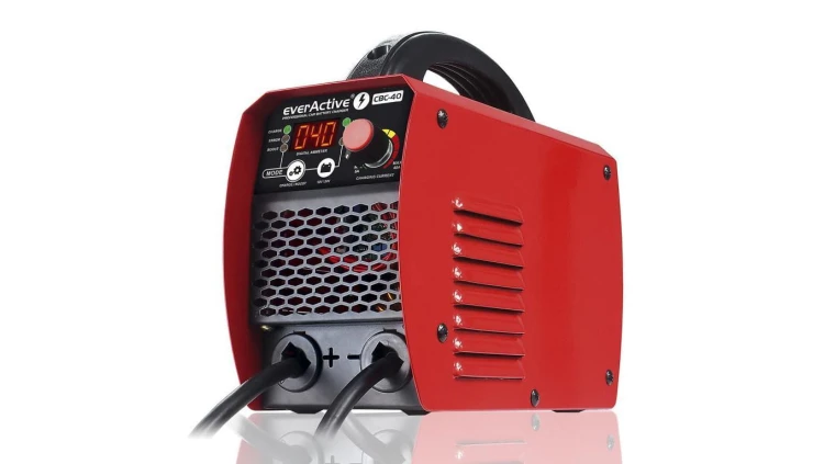Ładowarka prostownik z rozruchem inwerterowy do akumulatora 12V / 24V everActive CBC-40 v2