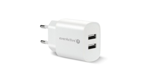 Ładowarka sieciowa everActive SC-220 2xUSB 2,4A