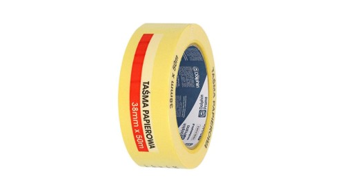 Taśma papierowa żółta 38mmx50m Blue Dolphin