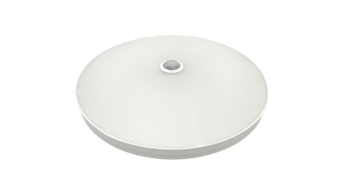 Plafon okrągły natynkowy LED 18W 1680lm 4000K IP42 biały barwa NW biała neutralna z czujnikiem ruchu biały Lumilight