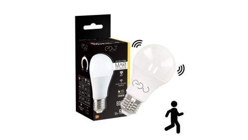 Żarówka z czujnikiem ruchu MARI LED Sensor E27 8,5W 3000K ciepła WW 806lm EDO777391 EDO Solutions