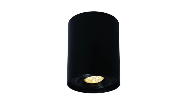 CHLOE GU10 NATYNKOWA GU10 250V IP20 94x125mm CZARNY OKRĄGŁA RUCHOMA