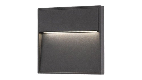Lampa Ogrodowa Kinkiet Elewacyjny LED SANTIEGO 4W IP54 4000K Kwadratowy