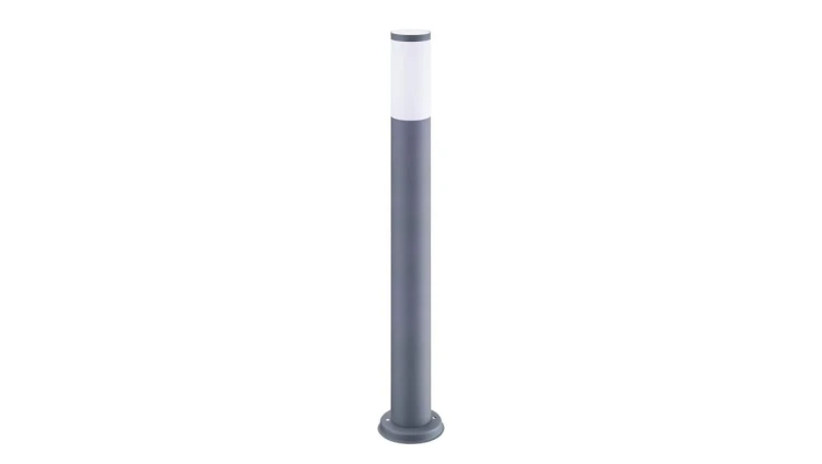 Lampa Ogrodowa LED Słupek E27 OSLO TUBA GOLDLUX (Polux) WYSOKA SZARY 100cm