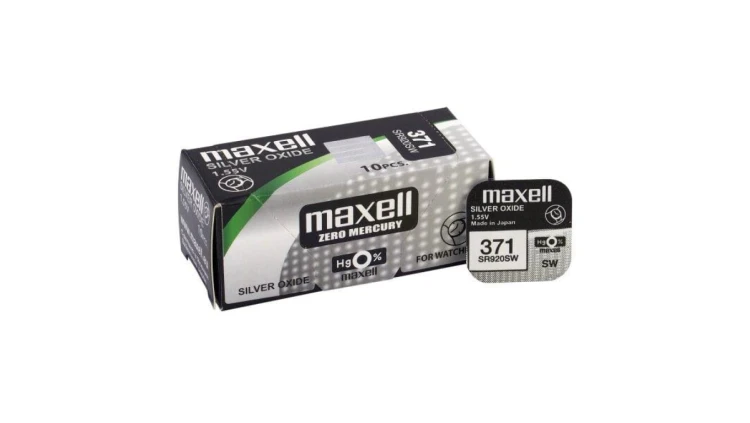 bateria srebrowa mini Maxell 371 / SR920SW / SR69