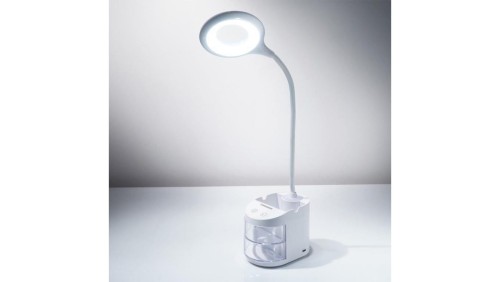 Ładowalna lampka biurkowa ze schowkiem Tiross TS-2233