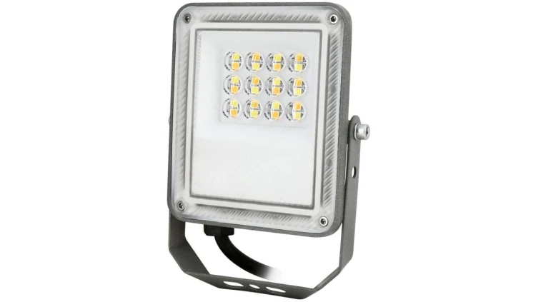 Naświetlacz LED PRAJNA 10W 900lm 3000-4000-6500K IP65 szary KAFLER