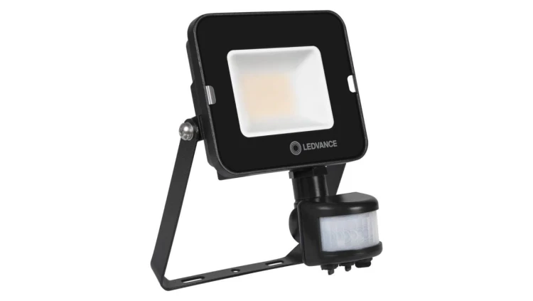 Naświetlacz LED 20W 1800lm 3000K IP65 Czarny z czujnikiem ruchu i zmierzchu LEDVANCE COMPACT V