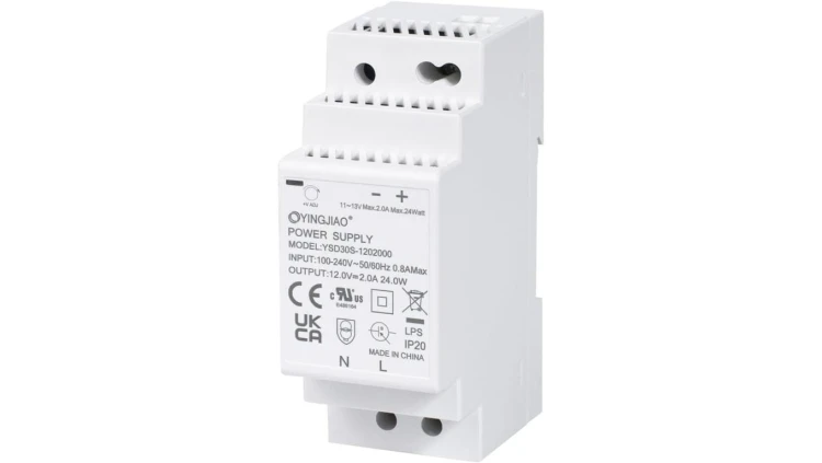 ZASILACZ IMPULSOWY NA SZYNĘ DIN YINGJIAO YSD30S-1202000 12V/24W/2A
