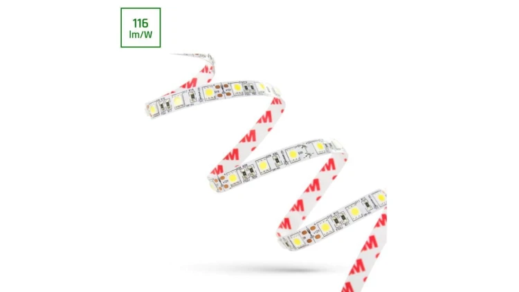 PASEK LED 30W 5050 60LED WW 3 lata 1m (rolka 5m) - bez osłony SPECTRUM