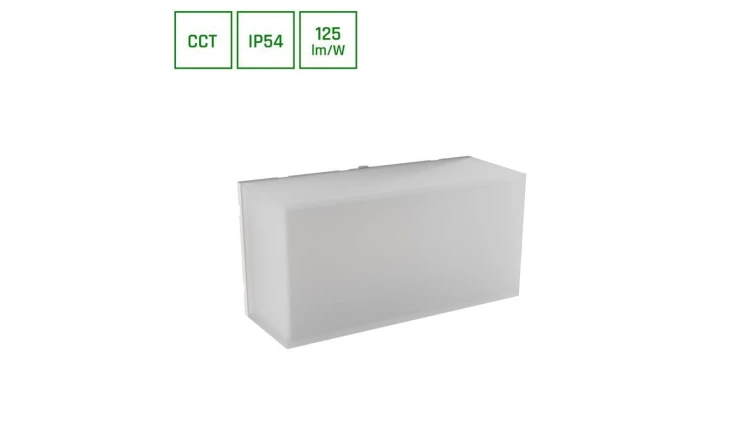 SCATOLLO 8W CCT 230V IP54 200x100x75MM BIAŁY ELEWACYJNA