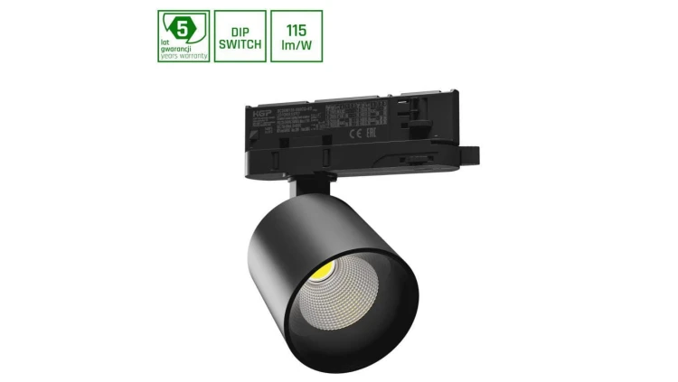 ARTEMIDA MINI 6.5-20W NW 230V 36, 60st. IP20 Ra90 75x78x110 CZARNY 5 lat gwarancji z regulacją mocy