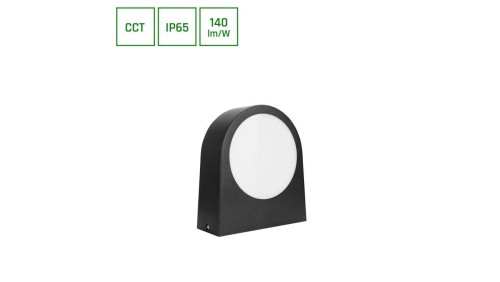 VERSA 15W CCT 230V 100ST IP65 70X180x196MM CZARNY ELEWACYJNA