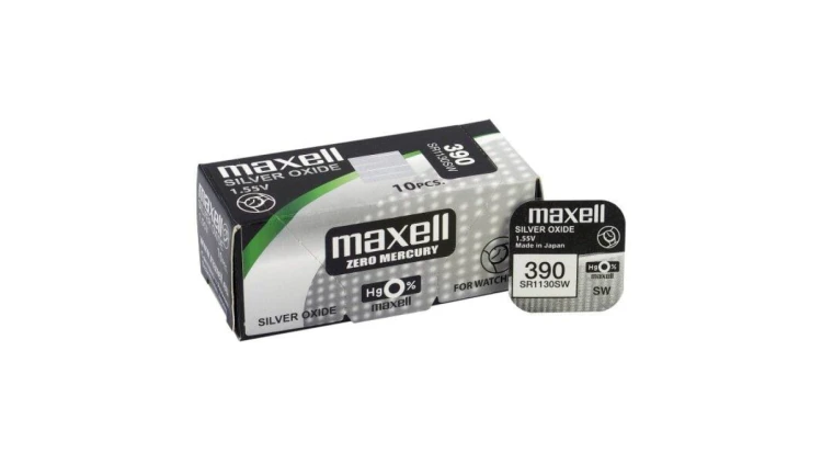 bateria srebrowa mini Maxell 390 / SR1130SW / SR54