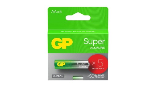 5 x bateria alkaliczna GP Super Alkaline G-TECH LR6 / AA