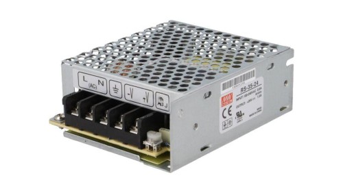 RS-35-24 Zasilacz impulsowy do wbudowania modułowy 35W 24VDC 1 5A