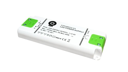 Zasilacz meblowy LED 60W 12V 5A ultra slim FTPC60V12-C2 POS POWER