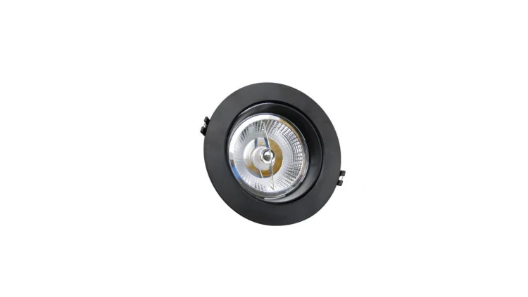 MDD MAXI PC UNO ROUND AR111 GU10 X 1 IP20 FI165x41MM CZARNY