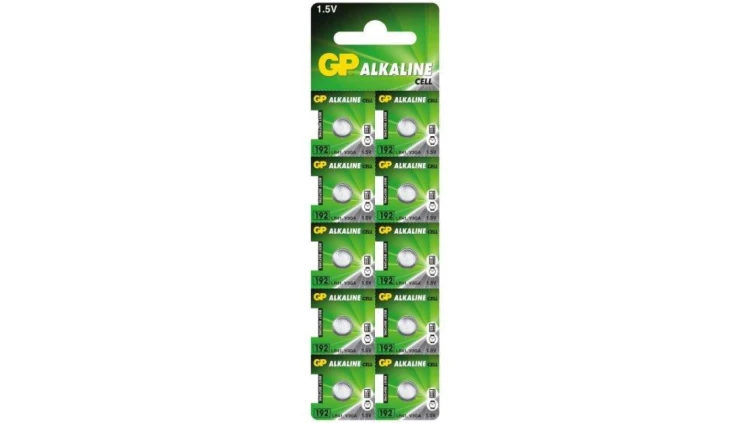 10 x bateria alkaliczna mini GP 192 / G3 / AG3 / L736 / LR41 / V3GA