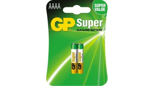 2 x bateria GP Super AAAA / LR61 / 25A / LR8D425 / MN2500 / MX2500 / E96 EAN: 4891199058615