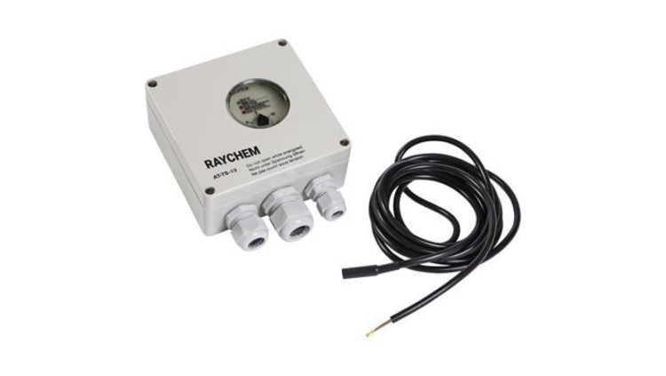 Termostat RAYCHEM NT AT-TS-13 -5C - +15C 230V AC IP65 z pomiarem temperatury rurociągu lub otoczenia