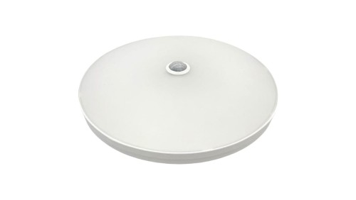 Plafon okrągły natynkowy LED 12W 1200lm 4000K IP42 biały barwa NW biała neutralna z czujnikiem ruchu biały Lumilight