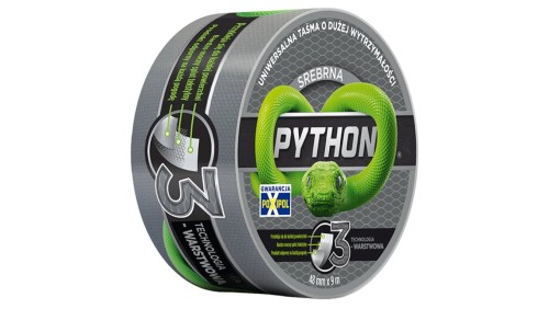 Taśma uniwersalna, naprawcza 3-warstwowa PYTHON 48mm x 9m srebrna