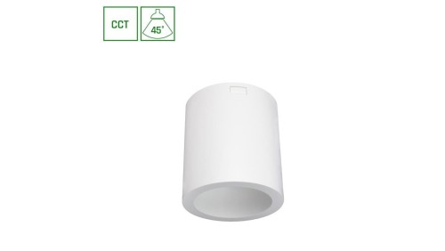 CHLOE COMPLETE NATYNKOWA 7W CCT 230V 45ST IP20 UGR19 FI90X100MM BIAŁY OKRĄGŁA
