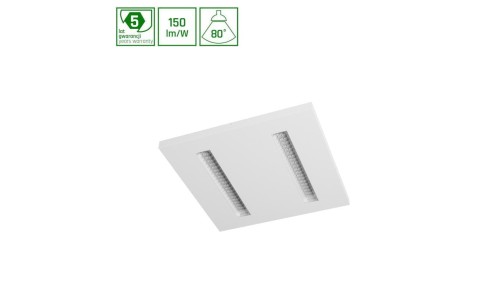 ALGINE DOPPIO PANEL 40W NW 230V 80ST IP20 600X600X35 BIAŁY 5 LAT