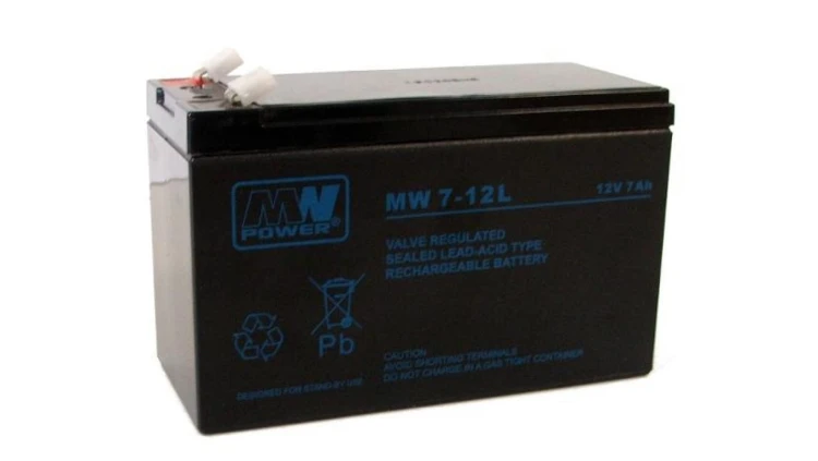 Akumulator żelowy AGM MW 7-12L 7Ah 12V