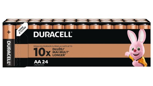 bateria alkaliczna Duracell Basic LR6 AA (kartonik) - 24 sztuki