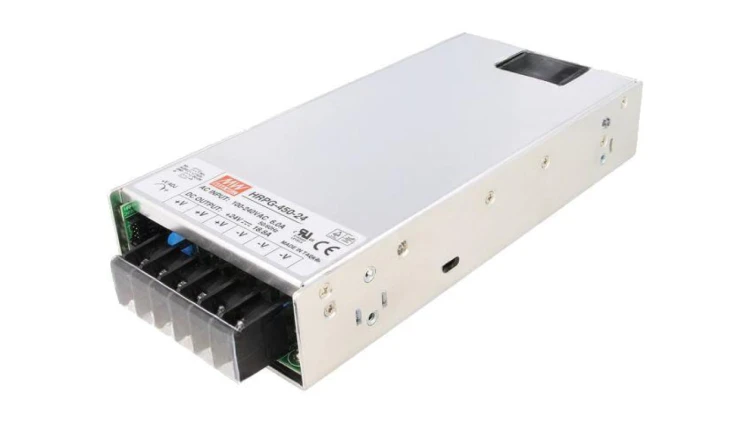 HRPG-450-24 Zasilacz impulsowy do wbudowania modułowy 451,2W 24VDC 18,8A