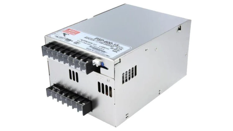 PSP-600-15 Zasilacz impulsowy do wbudowania modułowy 600W 15VDC 40A