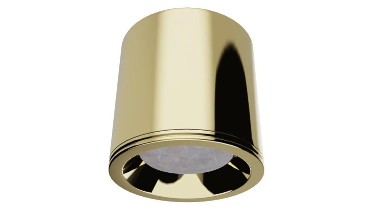 MAXLIGHT C0217 LAMPA SUFITOWA FORM ZŁOTA GU10 IP65