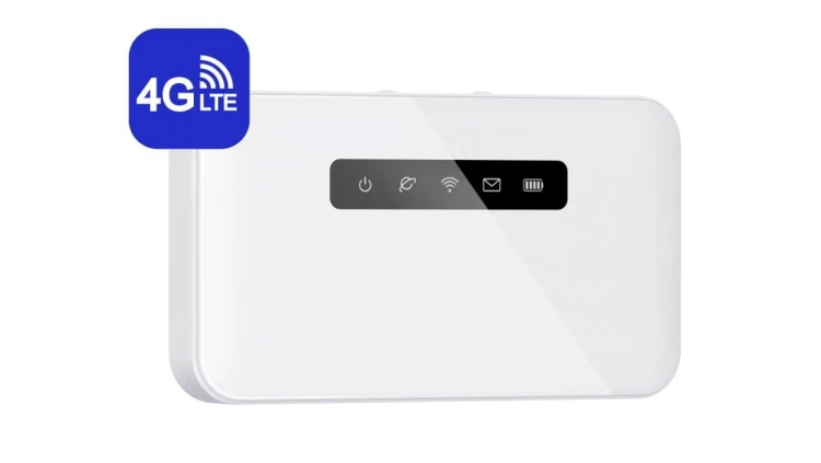 Miniaturowy przenośny router 4G/LTE, WiFi, 1x RJ45, wbudowany akumulator 2600mAh, Safire SF-MIFI-4G-UPS