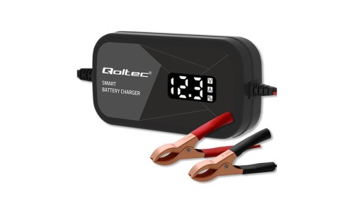 Inteligentna mikroprocesorowa ładowarka 12V 2A Prostownik do akumulatora AGM GEL LCD