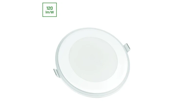 FIALE 3 STEPS 12.5W NW 230V 120st IP44 FI148x37mm BIAŁY okrągła aureola A i