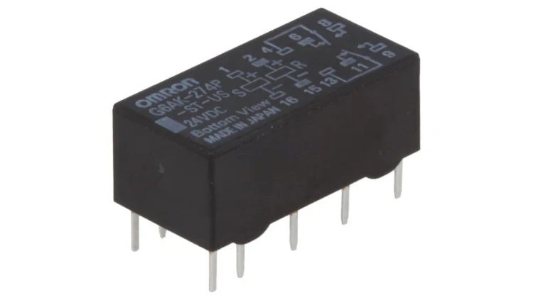 Przekaźnik elektromagnetyczny DPDT Ucewki 24VDC 0,5A G6AK-274P-ST-US 24VDC