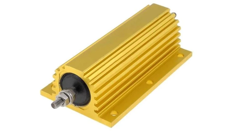 Rezystor drutowy z radiatorem przykręcany 300W 10 Ohm 1630027-3