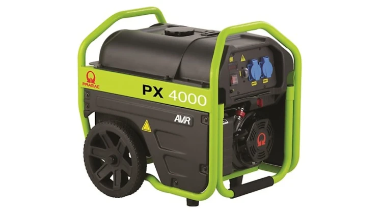 Agregat prądotwórczy PRAMAC PX4000 AVR 230V 50Hz, moc 3 kVA, benzynowy – Seria PX