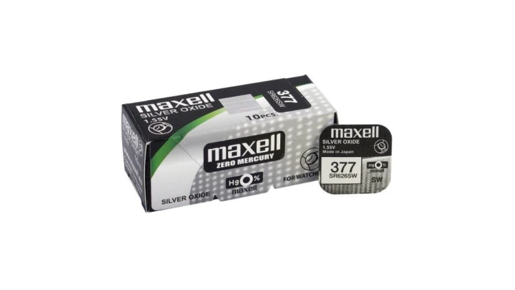 bateria srebrowa mini Maxell 377 / SR626SW / SR66