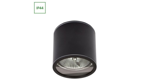 CHLOE AR111 NATYNKOWA GU10 250V IP44 118x114mm CZARNY okrągła