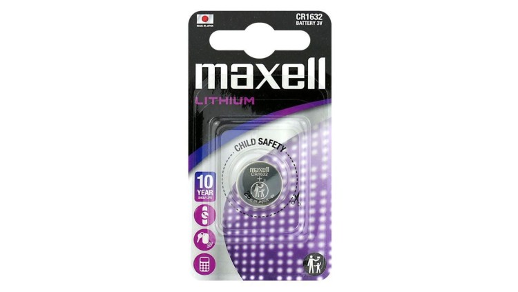 1 x bateria litowa mini Maxell CR1632