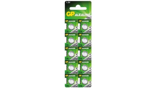 10 x bateria alkaliczna mini GP A76 / G13 / AG13 / L1154 / LR44 / 157 / V13GA / RW82