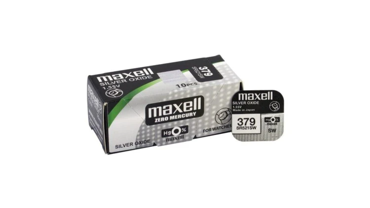 bateria srebrowa mini Maxell 379 / SR521SW / SR63